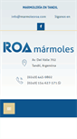 Mobile Screenshot of marmolesroa.com